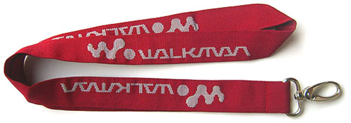 Woven custom lanyard