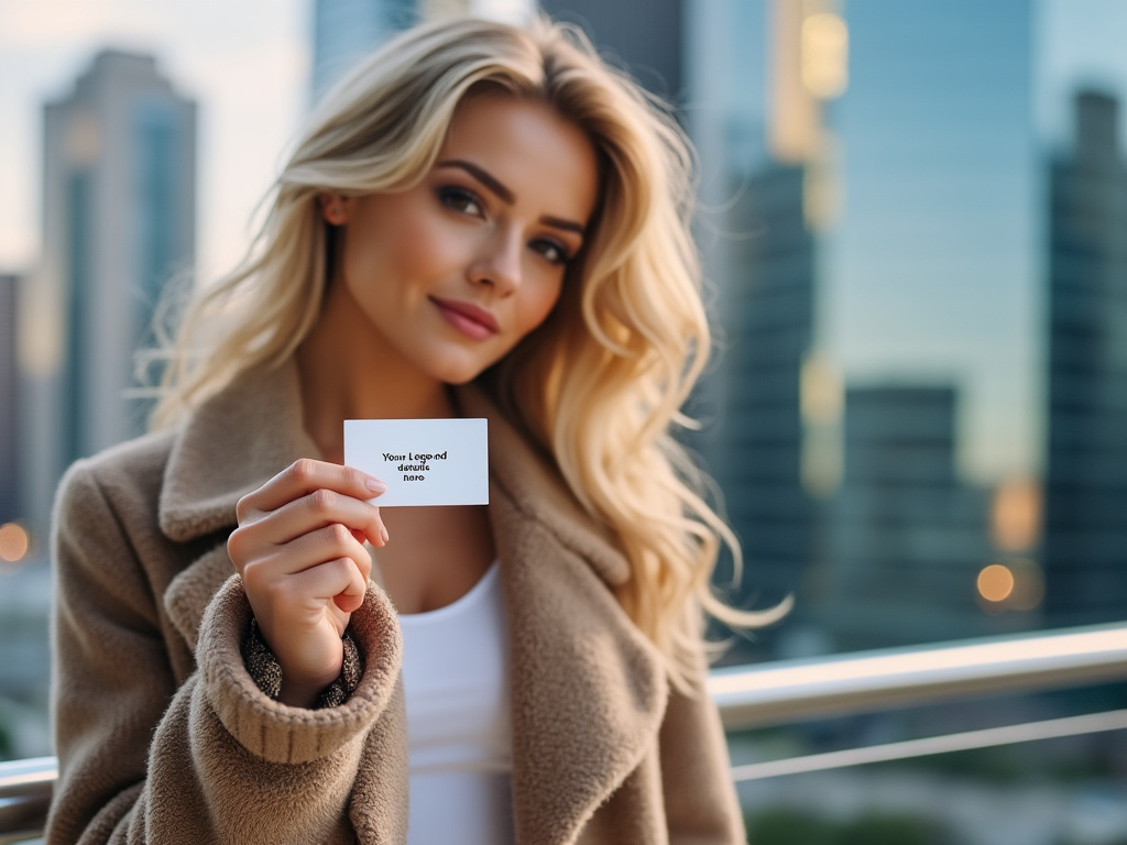 Member holding a custom plastic membership card