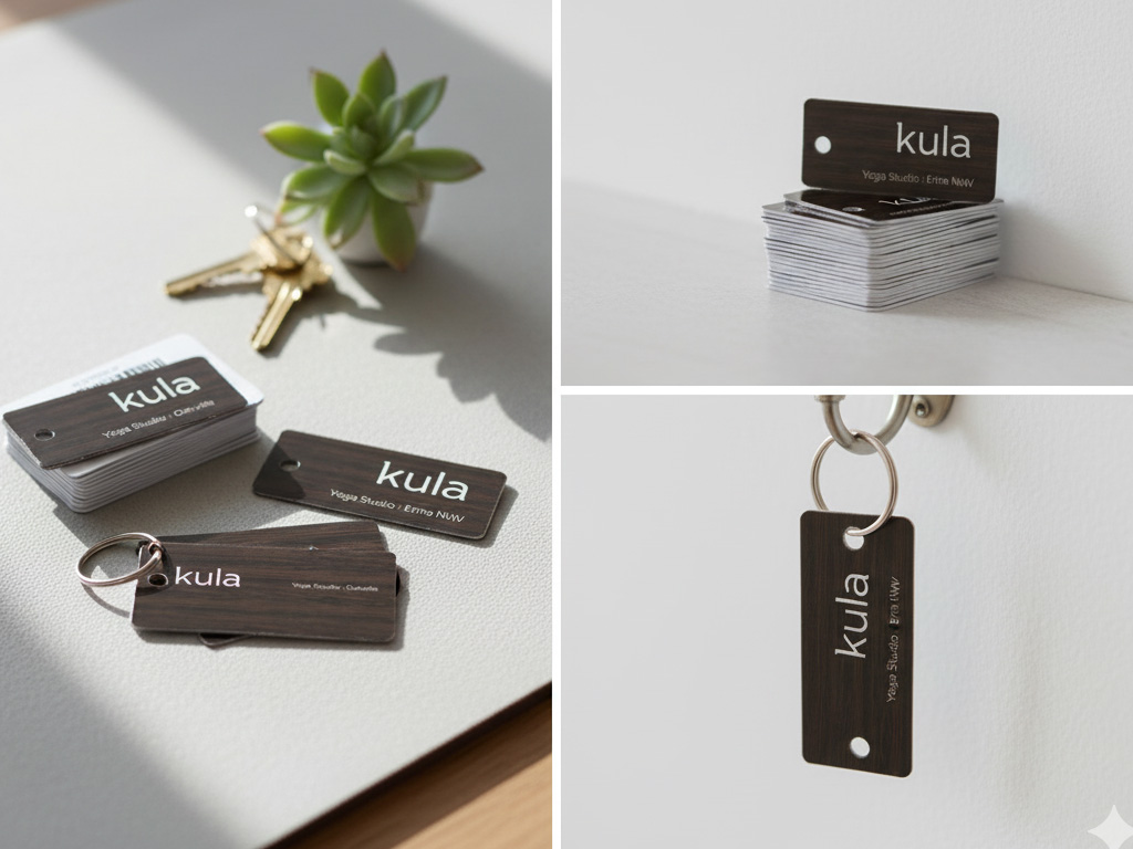 Custom plastic keytags